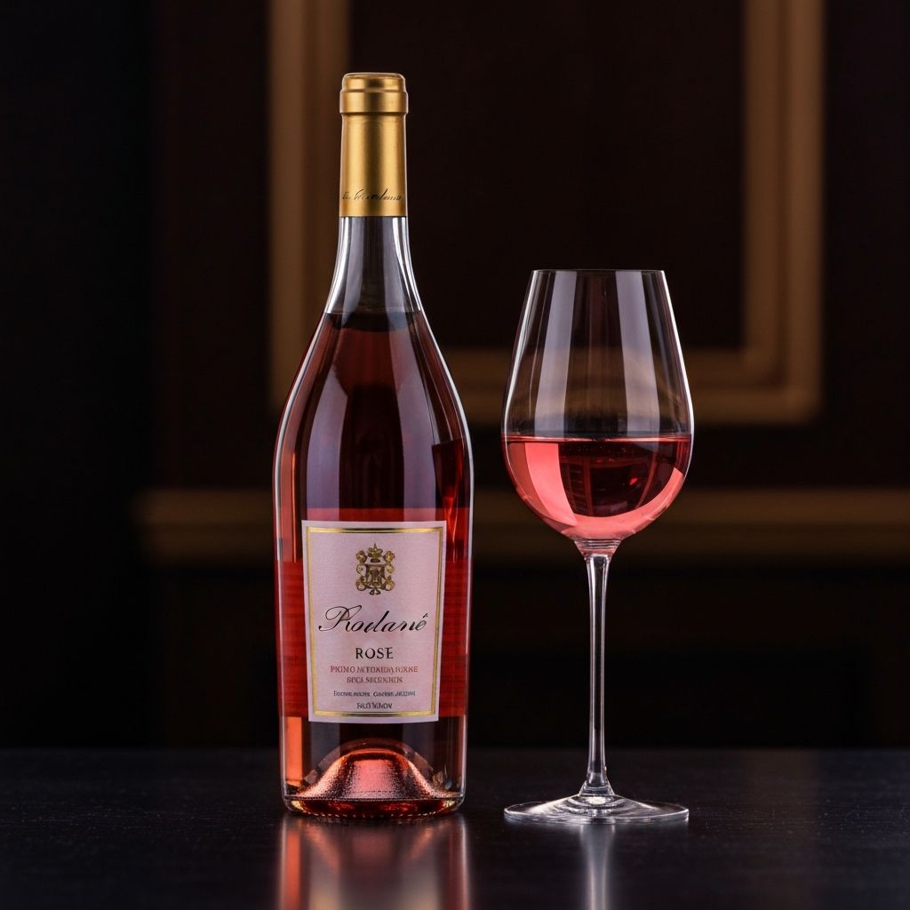 Vinho rosé premium